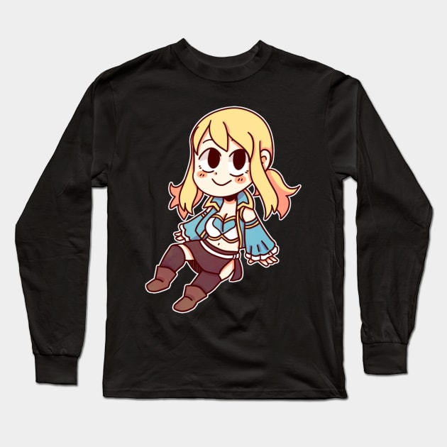 Chibi Lucy Long Sleeve T-Shirt by Dragnoodles